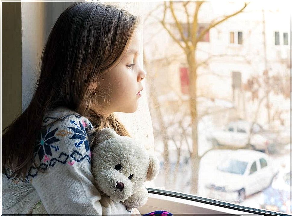 emotional deprivation: a lack of affection makes children feel lonely.