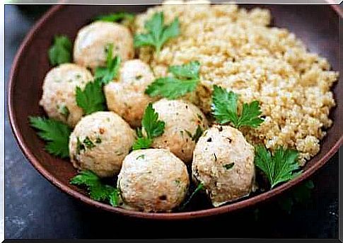 This is how you prepare quinoa and chickpea meatballs