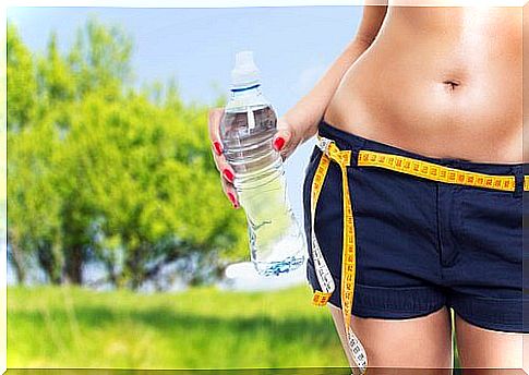 Water against sagging skin after losing weight