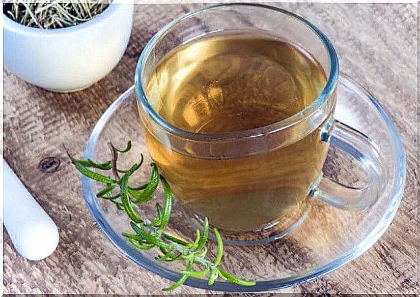 Rosemary herbal tea