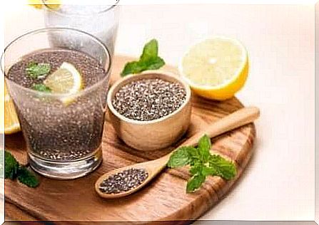 Plant foods with omega 3: chia seeds