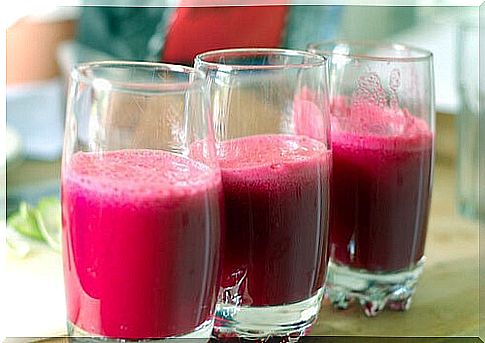 Pink smoothie