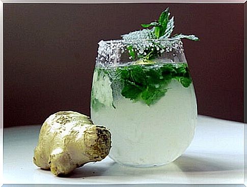 So delicious: ginger with mint!