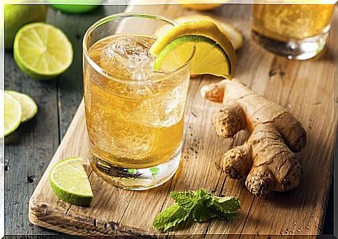 Ginger with mint