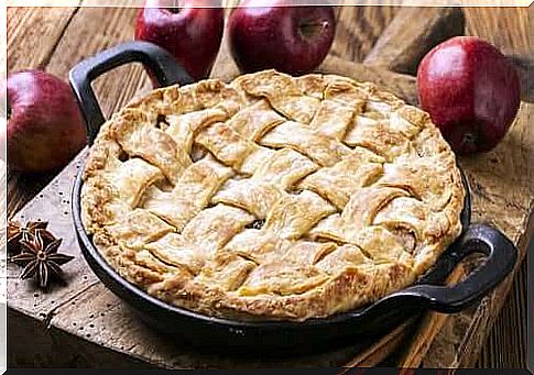 Our final recipe suggestion is an apple pie with a crispy crust