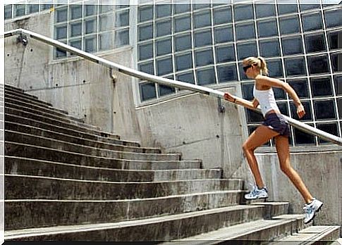 Climb stairs